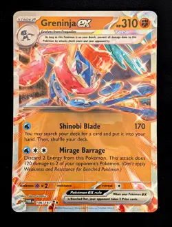Greninja ex - (106/167) SV06: Twilight Masquerade Pokemon NM - Image 1