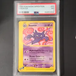 Pokemon TCG Expedition Base Set Haunter #080/165 Uncommon Regular PSA 7 - Image 1