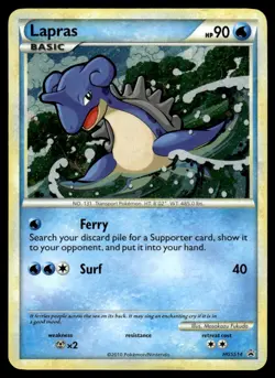 Lapras #HGSS14 Holofoil - HeartGold & SoulSilver Pokemon Promo - LP - Image 1