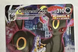 Pokemon Umbreon VMAX (Trainer Gallery) Ultra Rare Brilliant Stars TG23/TG30 - Image 2