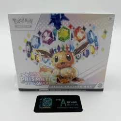 Pokemon Prismatic Evolutions ETB New Elite Trainer Box with Small Tear - Image 1