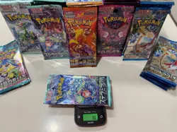 Pokemon Stellar Miracle Booster Pack Japanese Sealed 8.6g Weighted - Image 1