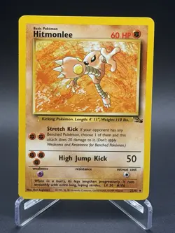 Hitmonlee (22/62) Fossil - Vintage - LP- 1999 - WoTc - Pokemon TCG - Image 1