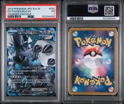 Unlimited PSA 1 2012 Pokemon Japanese Thunder Knuckle Thundurus EX 052/051 POP 1 - Image 1