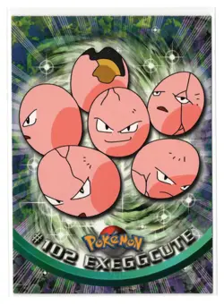 Topps Pokemon Exeggcute #102 TV Animation Edition Non Holo 2000 - Image 1