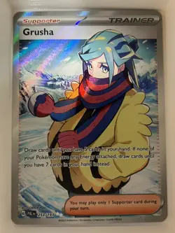 Pokemon Grusha 253/193 SV: Paldea Evolved Full Art Ultra Rare Holo - NM - Image 1