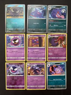 Pokemon TCG - Ghastly Haunter Gengar - Theme Lot - Image 1