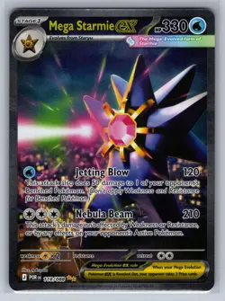 Mega Starmie ex 118/088 Holo Special Illustration Rare Perfect Order Pokemon NM - Image 1
