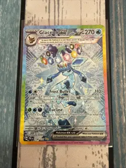 Pokemon Glaceon EX Holo Full Art 150/131 Sv: Prismatic Evolutions SIR NM - Image 1