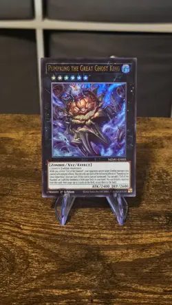 Yugioh Pumpkin the Great Ghost King Ultra Rare MZMU-EN005 1st Edition - Image 1