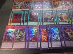 YUGIOH: Branded Deck Core Fallen Of Albaz Fusion Cartesia Extra Deck Near Mint - Image 4