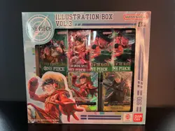 One Piece TCG Illustration Box Vol. 3 English Version Sealed *Corner Damage* - Image 1
