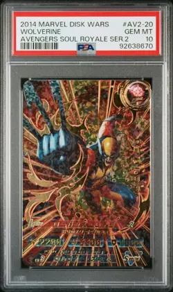 Avengers Disc Wars Wolverine PSA 10 Gem Mint Card - Image 1