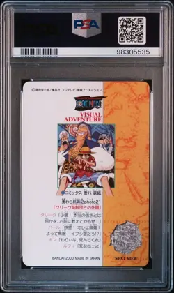 One Piece Straw Hat Voyage PSA 10 No.21 Card Death Battle Pirates - Image 2