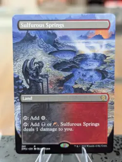 Sulfurous Springs (Borderless) Dominaria United Regular Magic the Gathering MTG - Image 1