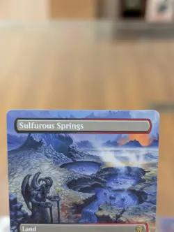 Sulfurous Springs (Borderless) Dominaria United Regular Magic the Gathering MTG - Image 2