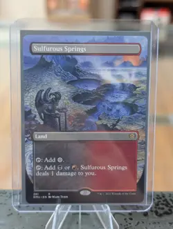 Sulfurous Springs (Borderless) Dominaria United Regular Magic the Gathering MTG - Image 4