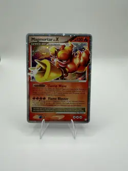 The Pokemon Company Magmortar LV.X 123/123 Mysterious Treasures Ultra Rare Holo… - Image 1