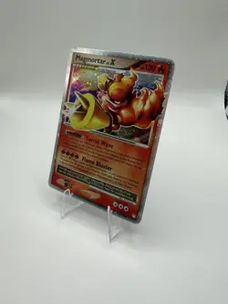 The Pokemon Company Magmortar LV.X 123/123 Mysterious Treasures Ultra Rare Holo… - Image 2