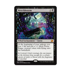 WOTC MtG Modern Masters 2015 Bitterblossom (MR) (Foil) NM - Image 1