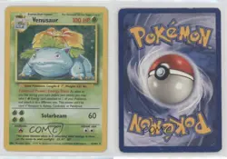Venusaur Holo Pokemon Base Set #15 1999 - Image 3