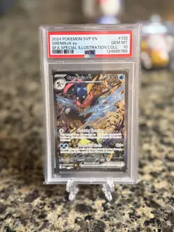 Pokemon Greninja EX SVP #132 PSA 10 Black Star Promo Shrouded Fable Sir - Image 1