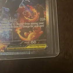 Pokemon TCG Mega Charizard X EX 125/094 Evolutions Holo Rare Eng 360 HP - Image 4