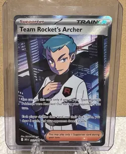 2025 Pokemon - Team Rocket's Archer #223/182 Ultra Rare - SV10: Destined Rivals - Image 1
