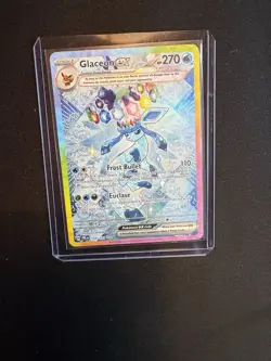 2025 Pokemon TCG Sv: Prismatic Evolutions Glaceon ex 150/131 SIR Holo - Image 1
