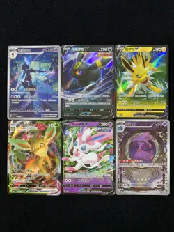 2025 Pokemon TCG S-Chinese Gem Pack Sylveon Ceruledge AR 3 Stars Holo Lot*6 IH59 - Image 1