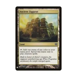 WOTC MtG The List Ancient Ziggurat (U) NM - Image 1