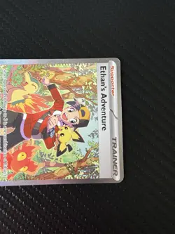 Pokemon Ethan's Adventure 236/182 Full Art Holo Sv10 Destined Rivals SIR - Image 2