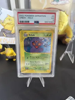 2002 POKEMON EXPEDITION #3 ARBOK-HOLO PSA 3 - Image 1