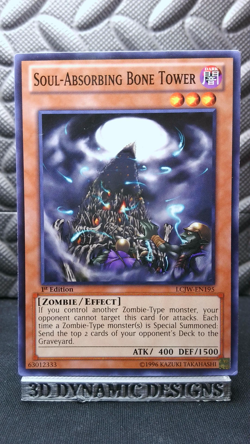 | Yugioh Soul-Absorbing Bone Tower LCJW-EN195 1st Legendary Joey NM 🔥 | - Image 1