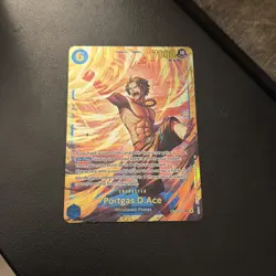 Portgas.D.Ace OP13-119 SEC - One Piece TCG - Foil NM Near-Mint Secret Rare - Image 1