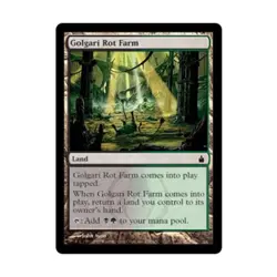WOTC MtG Ravnica Golgari Rot Farm (C) (Foil) EX - Image 1