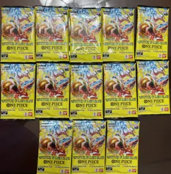 ×13 One Piece TCG ENGLISH Booster Packs Op15-EB04 Adventure on Kami's Island - Image 2