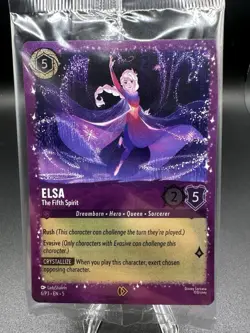 Glimmer Foil Elsa The Fifth Spirit Disney Frozen Lorcana Gift Box Promo Sealed - Image 1