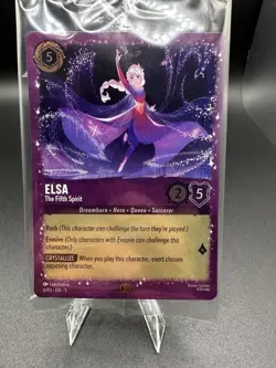 Glimmer Foil Elsa The Fifth Spirit Disney Frozen Lorcana Gift Box Promo Sealed - Image 5