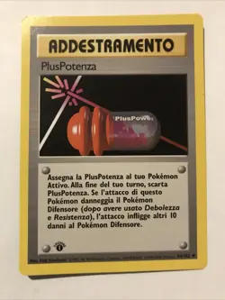 Pokemon Card - PlusPower Base Set 84/102 Uncommon Italian 1st Edition - Image 1