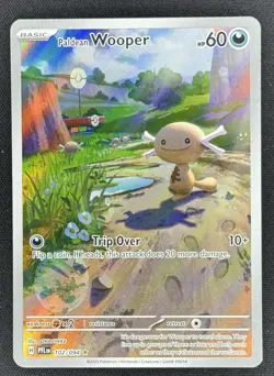 Pokemon Paldean Wooper Basic Holo Me02 Phantasmal Flames Card 102/094 - Image 1