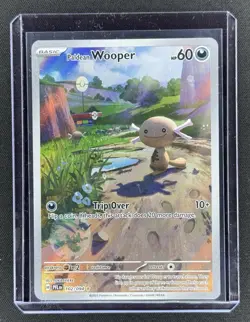 Pokemon Paldean Wooper Basic Holo Me02 Phantasmal Flames Card 102/094 - Image 3