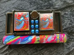 Mega Charizard X ex - Playmat, Deckbox, Dice, 65 Sleeves Set New No Cards/coin - Image 1