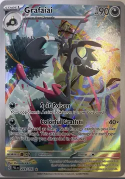 Grafaiai Scarlet & Violet Paldea Evolved Holo Card 223/193 Pokemon TCG - Image 1