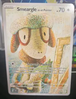 Smeargle as a Painter Pokemon x Van Gogh Black Star Promo ACG Art Card - NM - Image 1