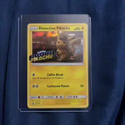 Pokemon Detective Pikachu Promo Stamped Holo Card SM190 - Image 1