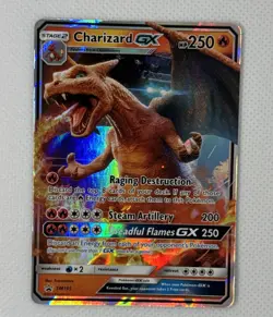 Pokemon Charizard GX SM195 Holo 250 HP SM Set Dragon Stage 2 Card - Image 1