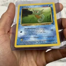Pokemon HORSEA - 49/62 - Fossil - Pokemon Card Vintage Vtg Nintendo NM/MT WOTC - Image 2