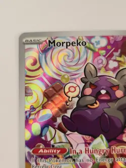 Pokemon TCG Morpeko Paradox Rift Holo Card 206/182 Near Mint Condition - Image 2