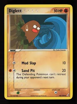 Diglett 50/100 Crystal Guardians Pokemon Card -A8 - Image 1
